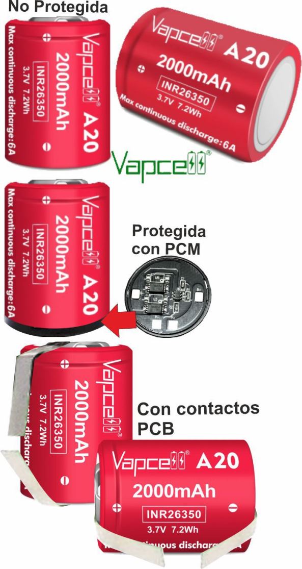 Bateria 26350 VapCell